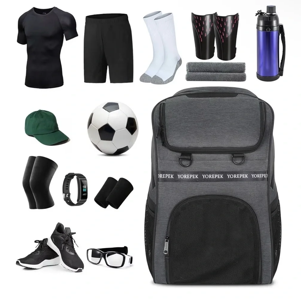 Gray Sports Backpack